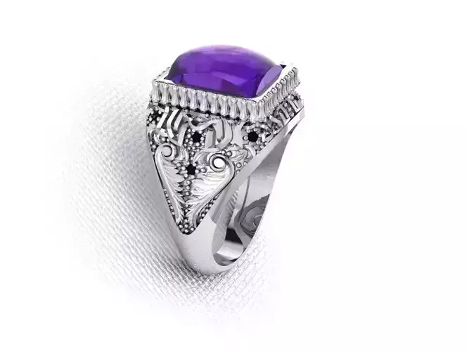 jewelry man ring 3D print model