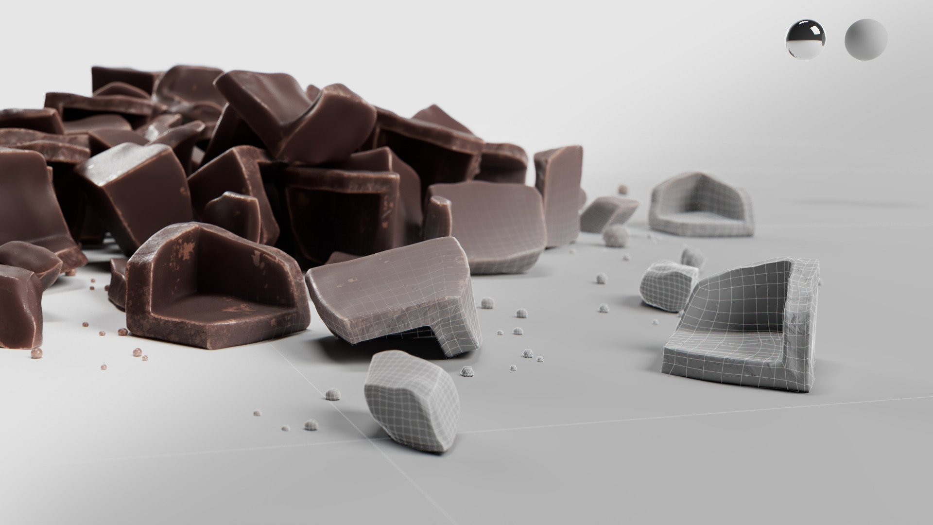 Chocolate Chunks 3D model_10