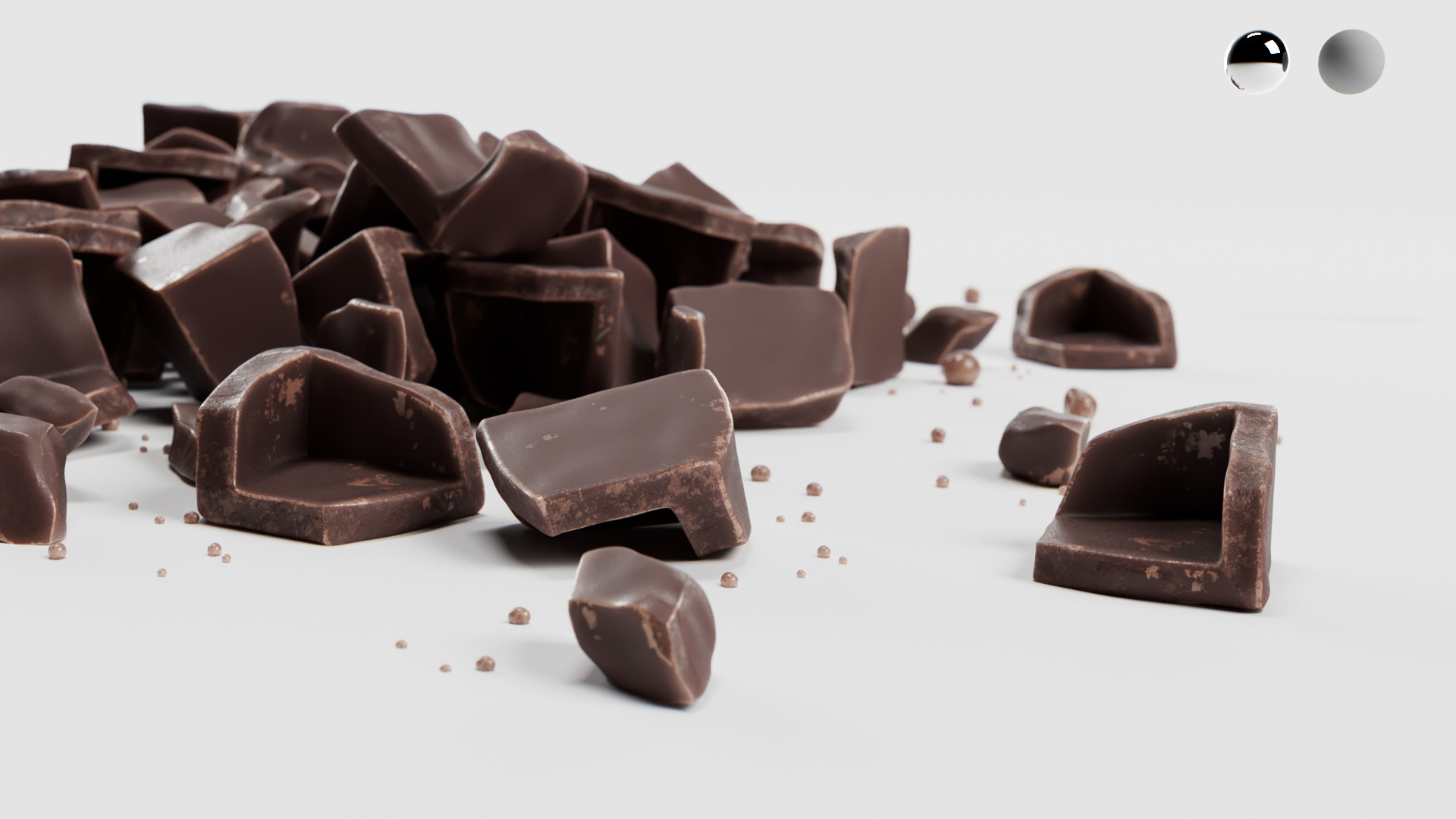 Chocolate Chunks 3D model_9
