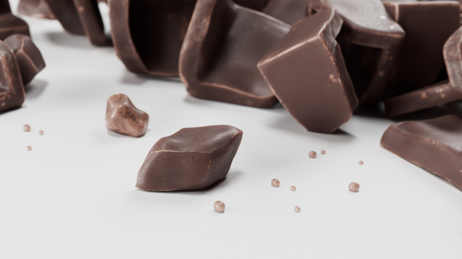 Chocolate Chunks 3D model_11