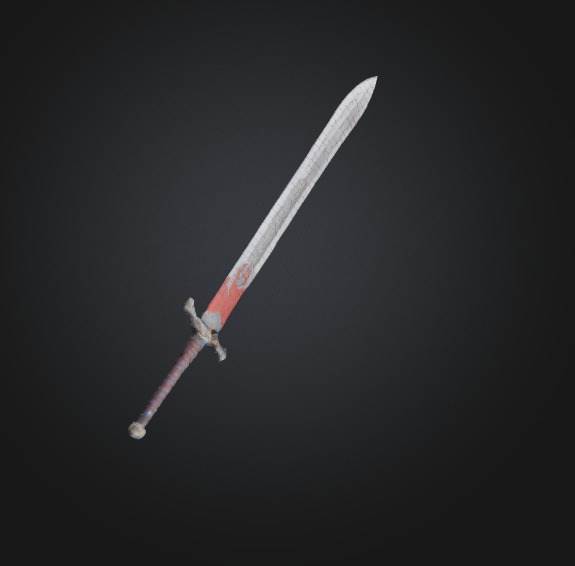 Icon sword 3D model_1