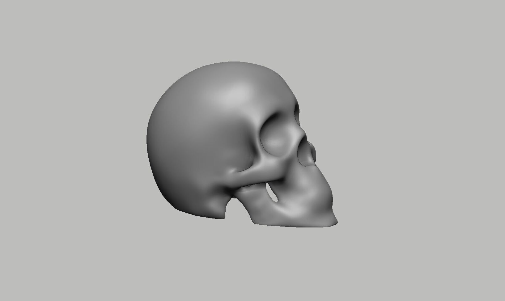 Robot Skull Headphone Stand Cyborg Headset Stand 3D print model_7