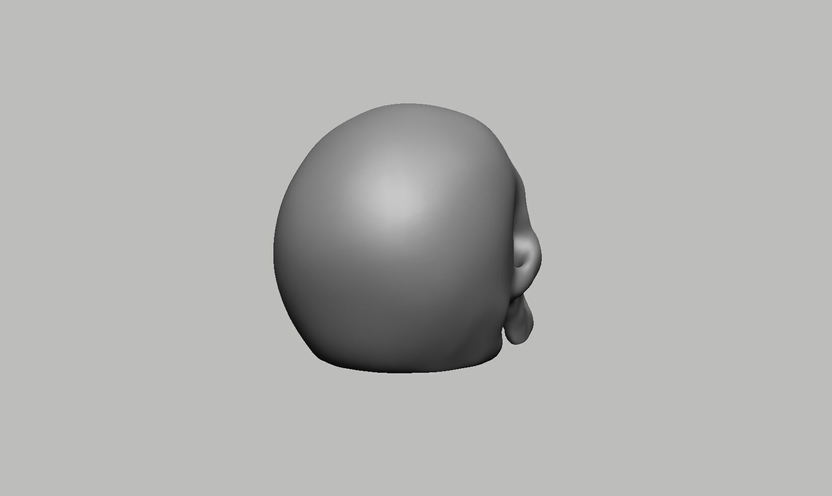 Robot Skull Headphone Stand Cyborg Headset Stand 3D print model_9