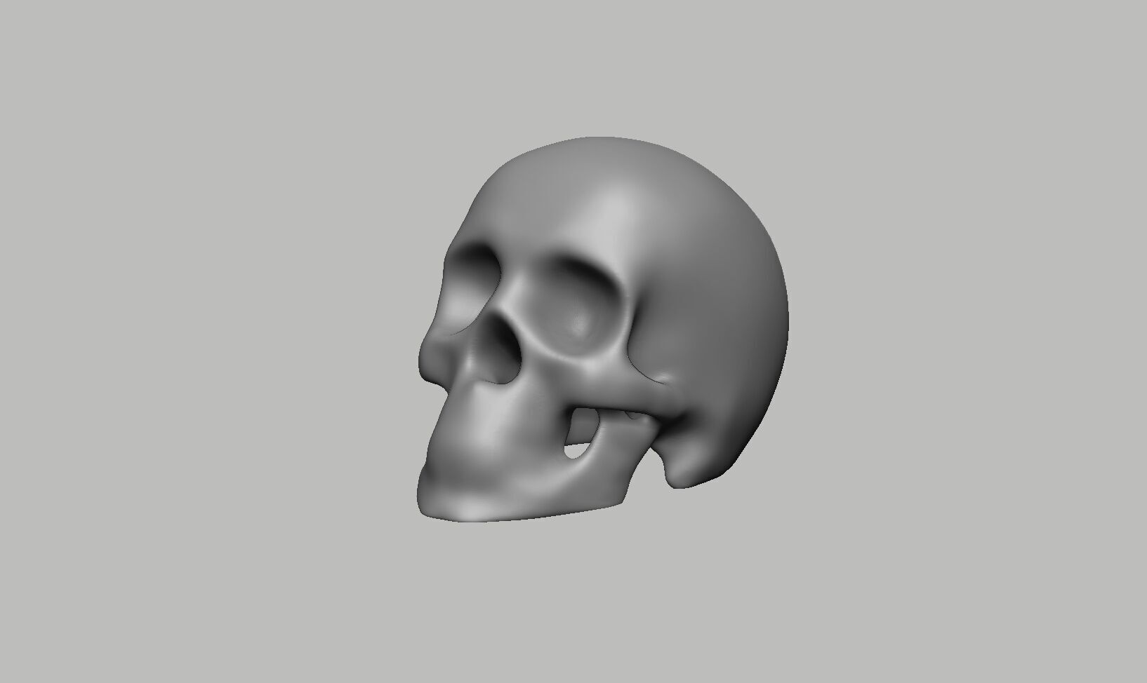 Robot Skull Headphone Stand Cyborg Headset Stand 3D print model_10