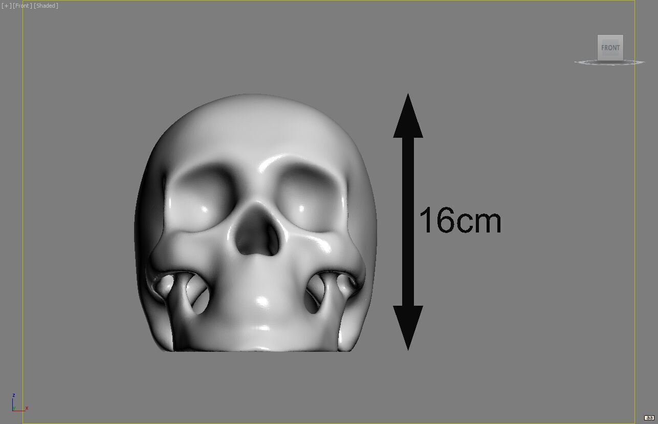 Robot Skull Headphone Stand Cyborg Headset Stand 3D print model_5