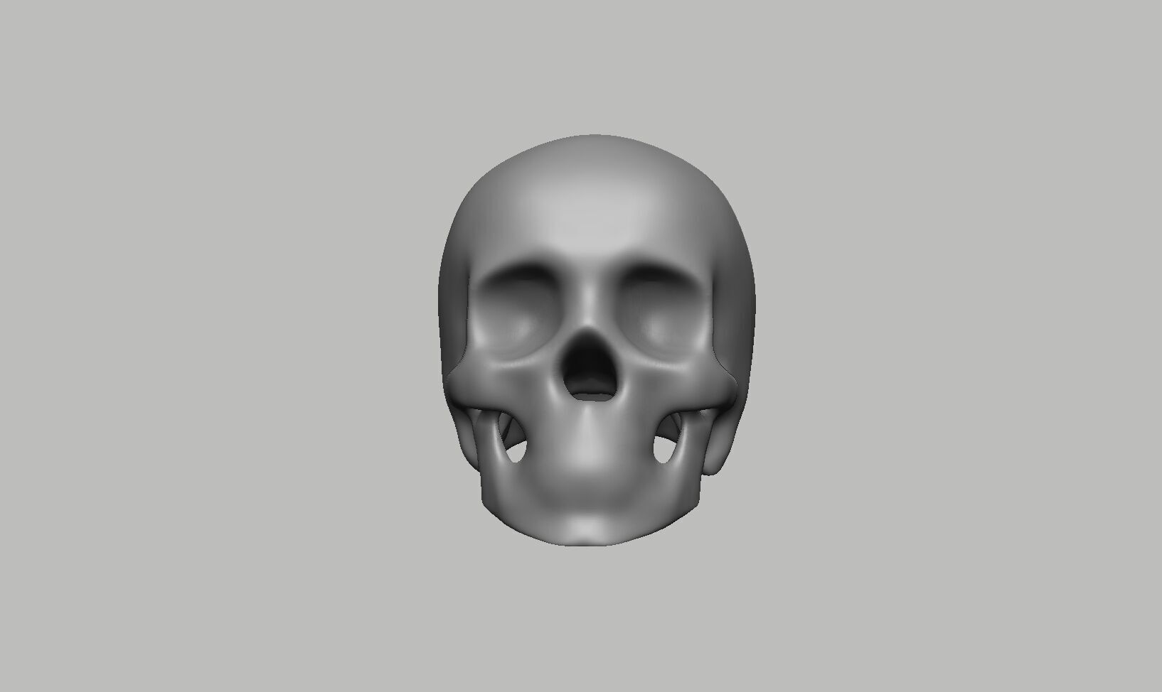 Robot Skull Headphone Stand Cyborg Headset Stand 3D print model_11