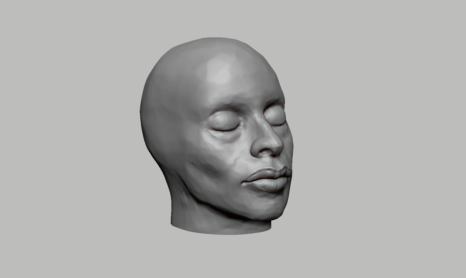 Robot Skull Headphone Stand Cyborg Headset Stand 3D print model_7