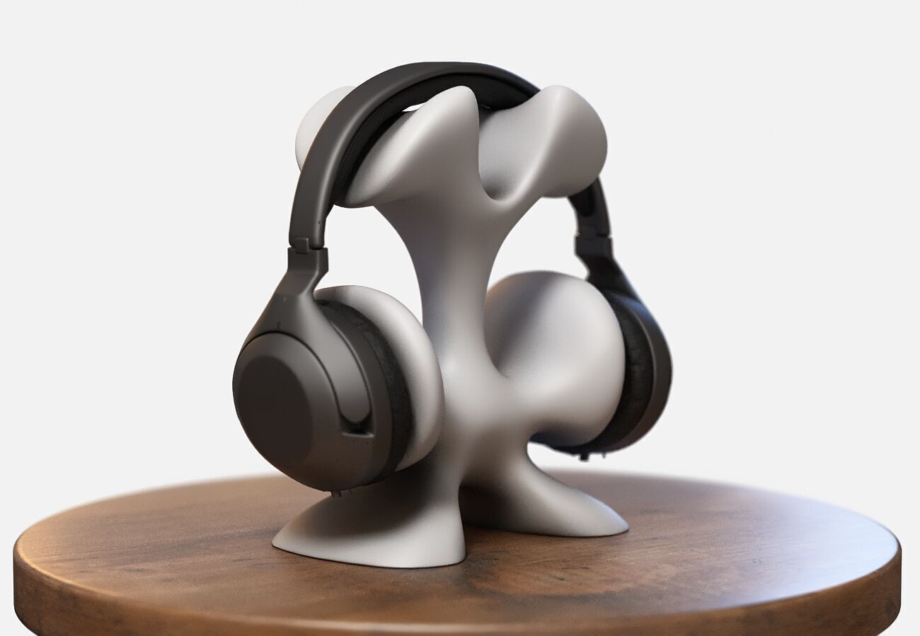 Headphone Stand Headset Stand Perfect Gamer Gift 3D print model_1