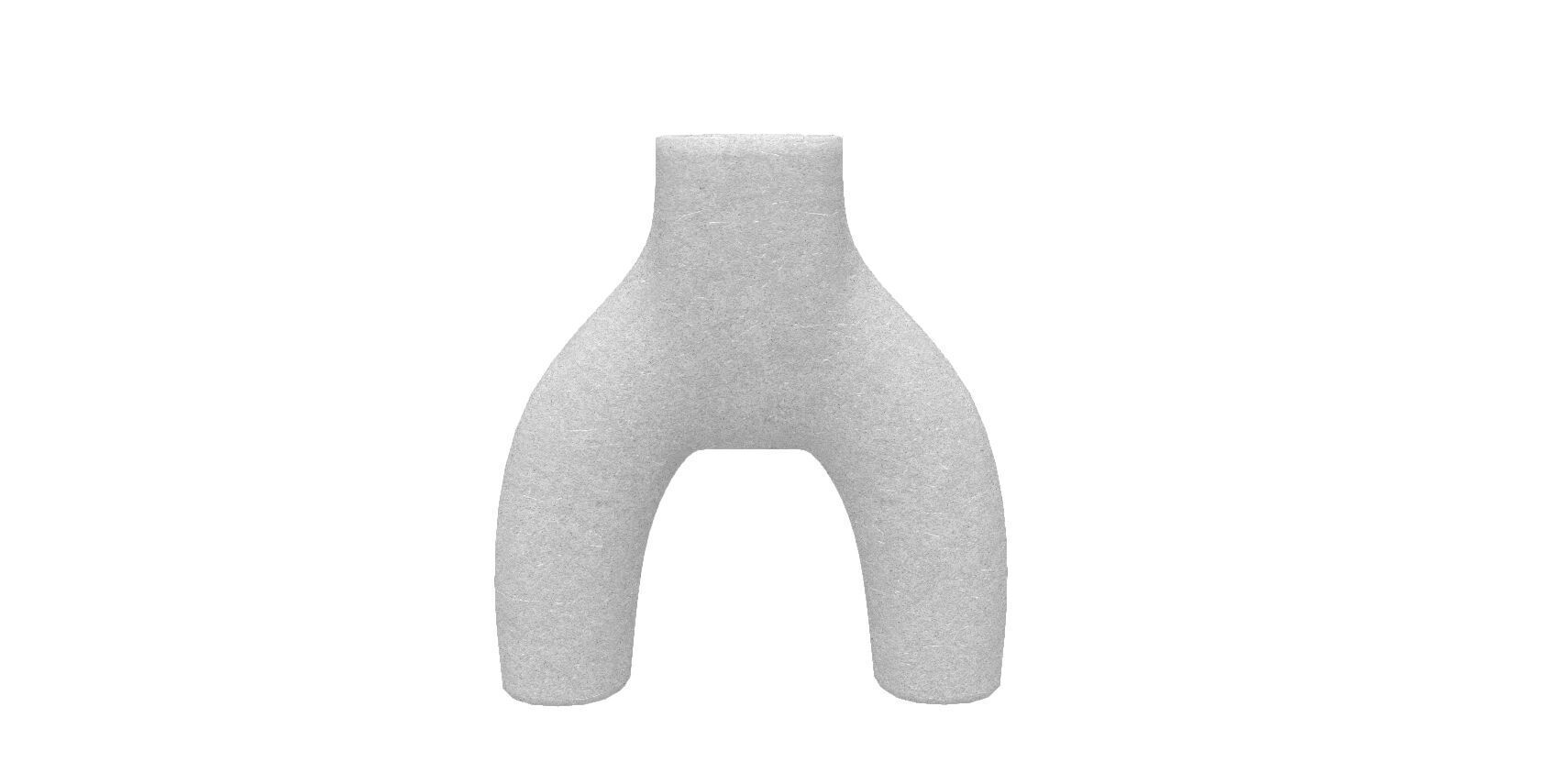 Concrete Vase 3D model_1