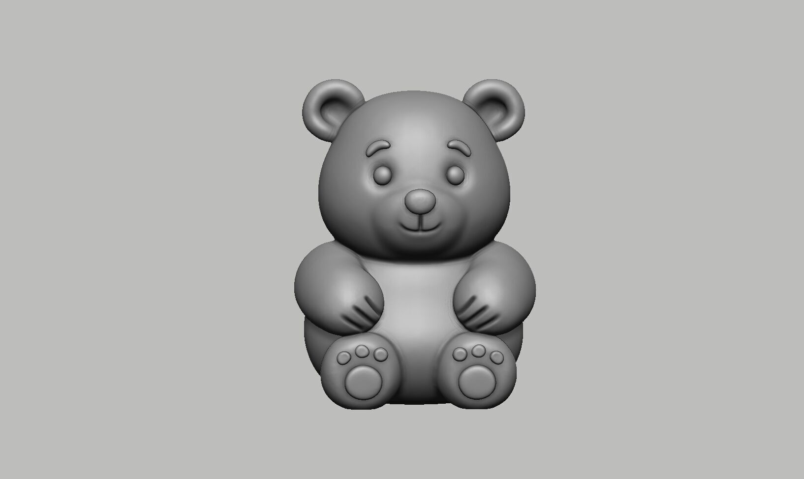 Bear Headphone Stand Bear Headset Stand 3D print model_9