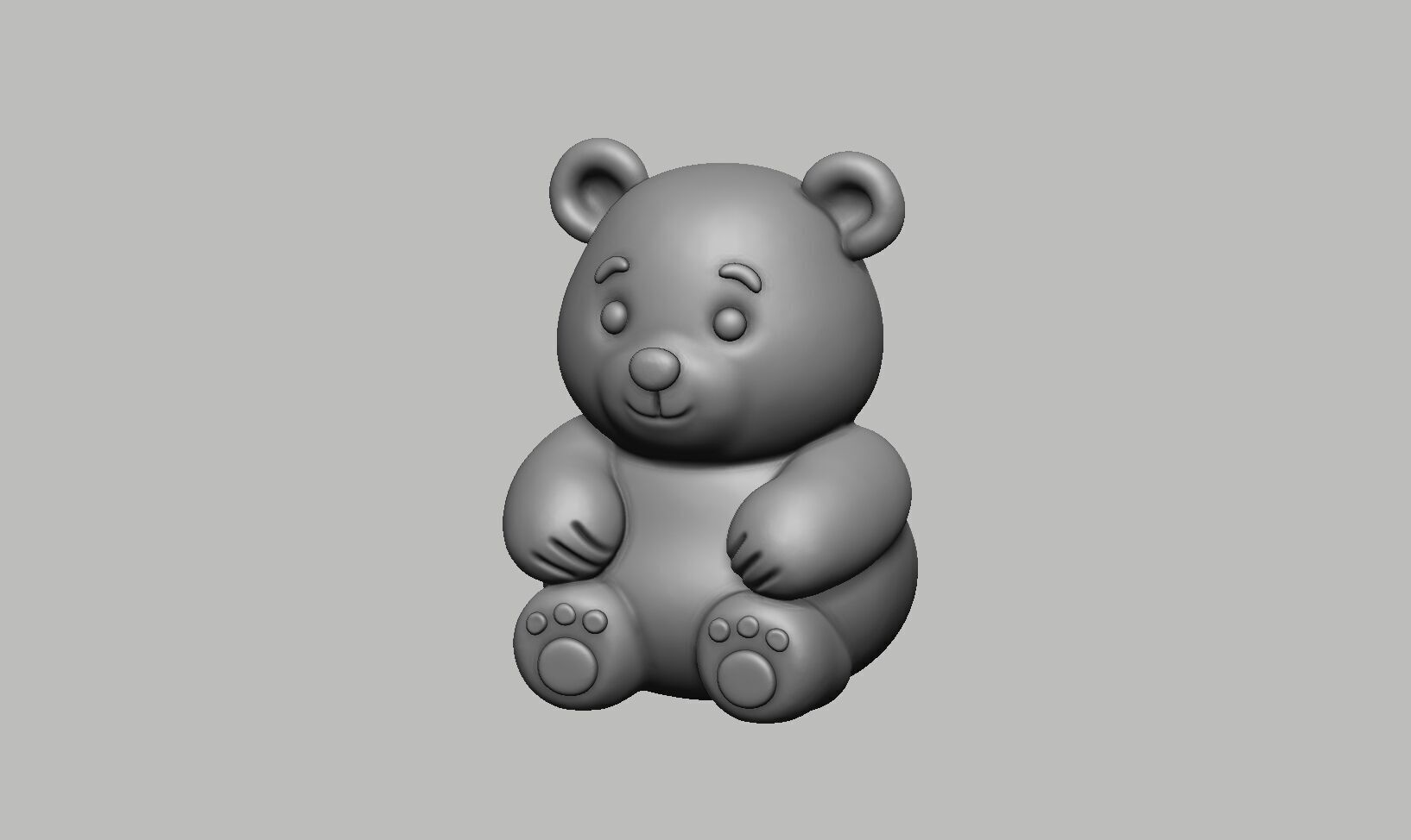 Bear Headphone Stand Bear Headset Stand 3D print model_8