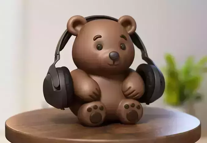 Bear Headphone Stand Bear Headset Stand
