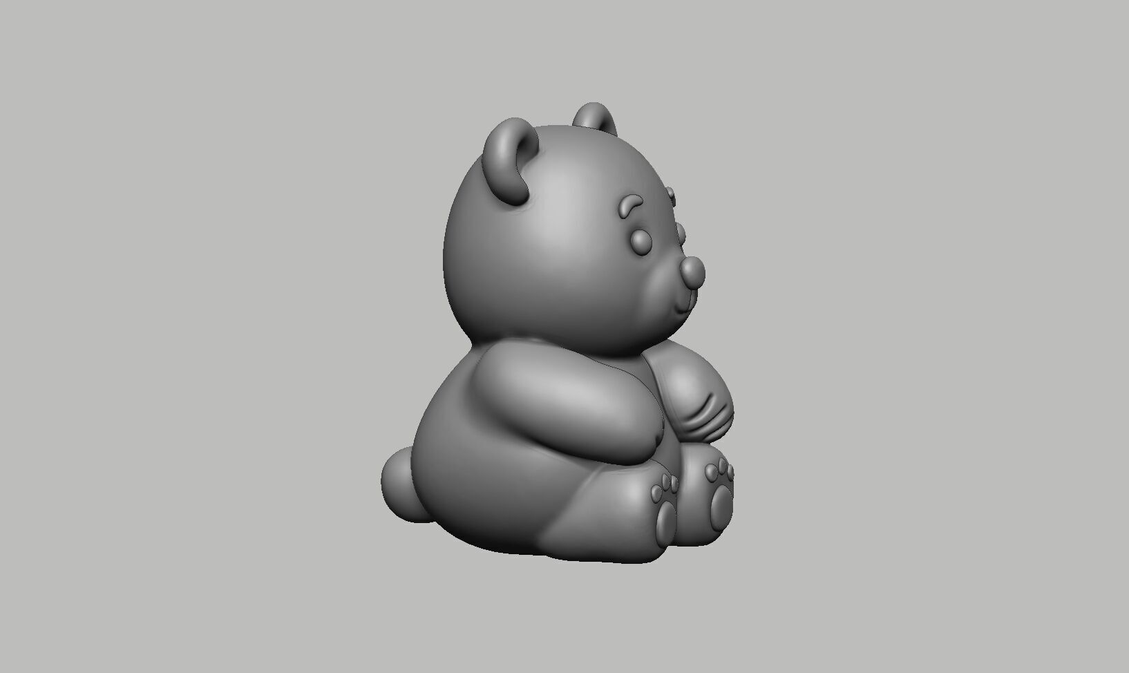 Bear Headphone Stand Bear Headset Stand 3D print model_6