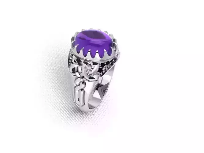 jewelry man ring 3D print model