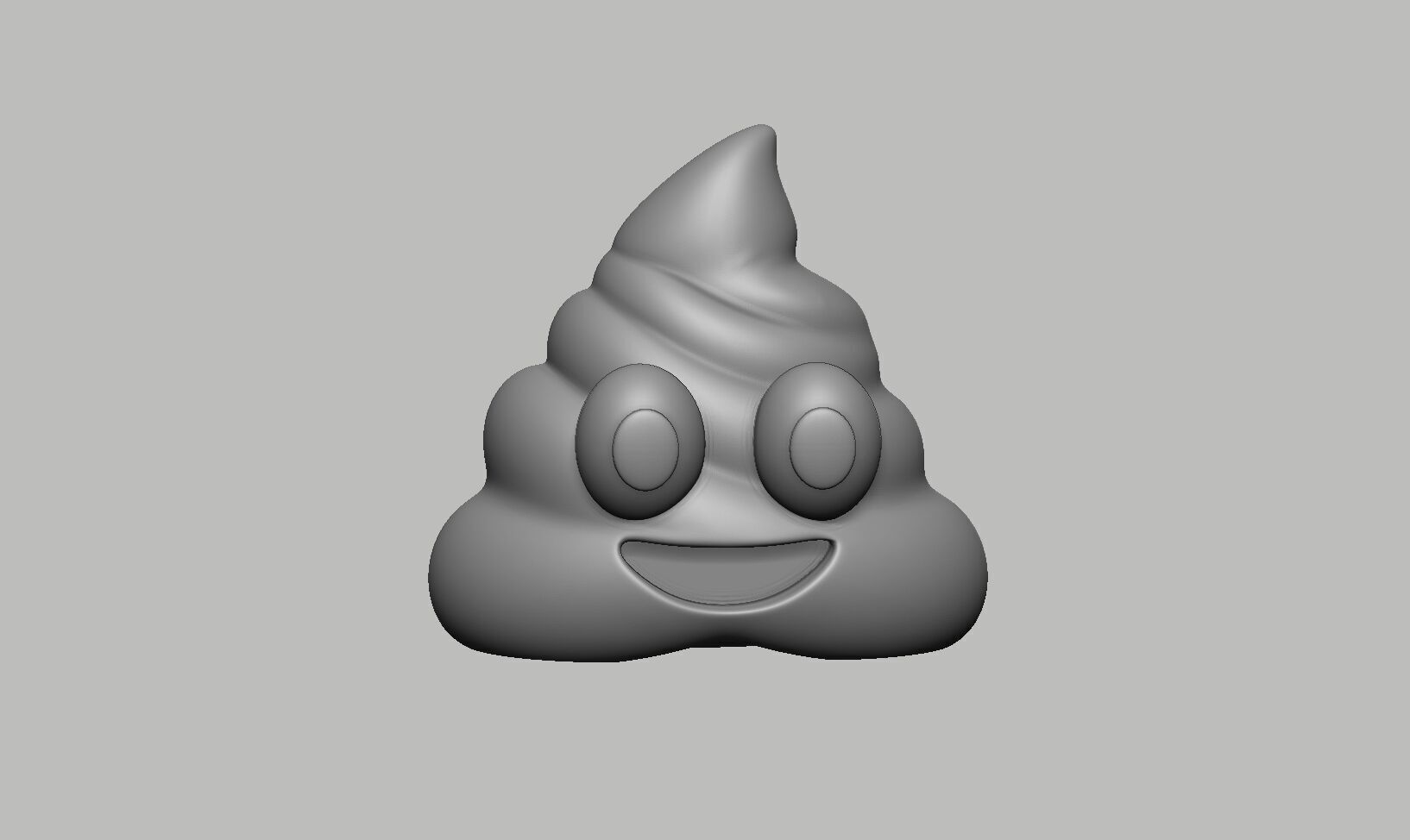 Emoji pile of poo Pile of poo decorative Perfect Gamer Gift 3D print model_3