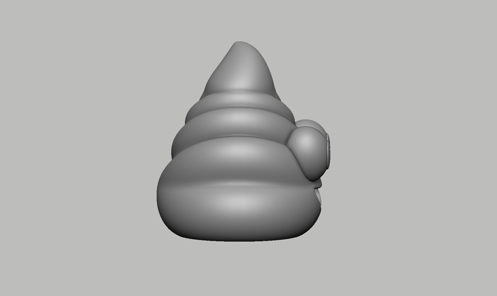 Emoji pile of poo Pile of poo decorative Perfect Gamer Gift 3D print model_5