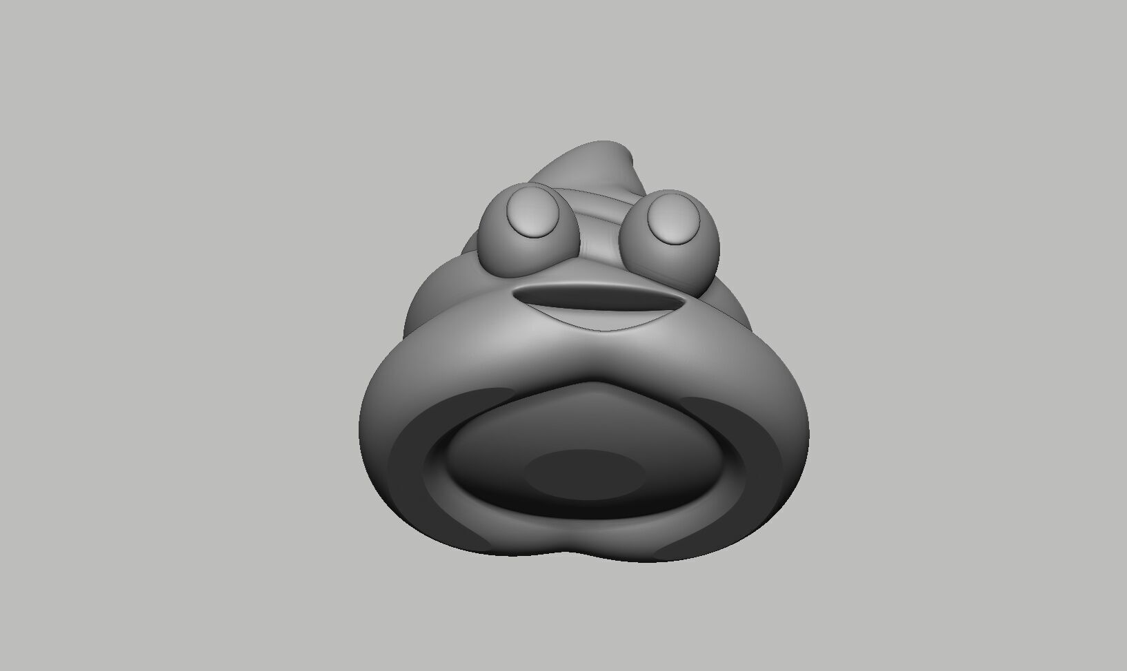 Emoji pile of poo Pile of poo decorative Perfect Gamer Gift 3D print model_8
