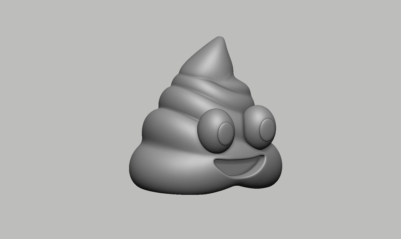 Emoji pile of poo Pile of poo decorative Perfect Gamer Gift 3D print model_4