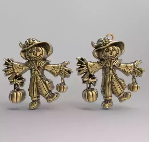 hallowen scarycrowman decor  3D print model