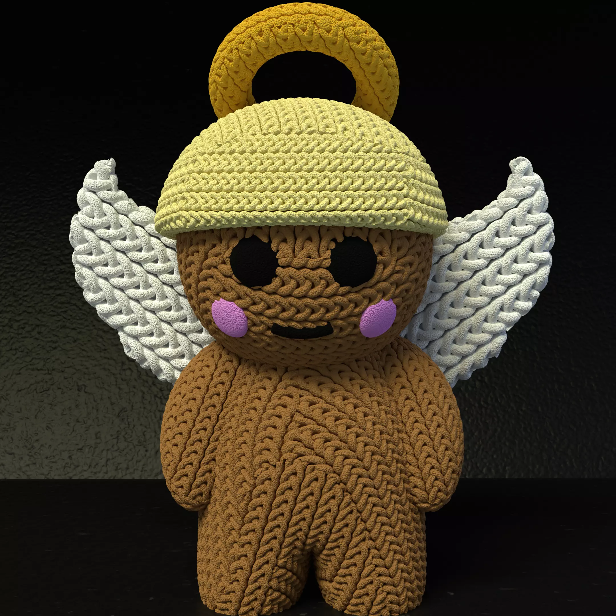 knitted Angel 3D print model