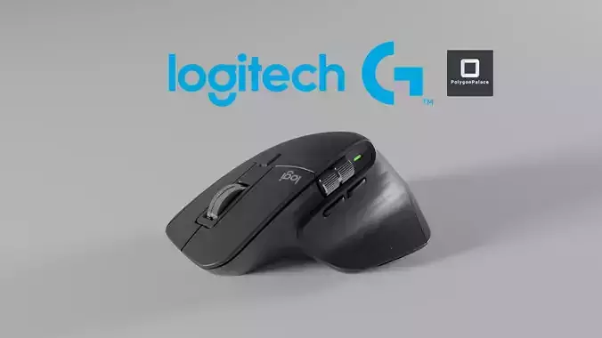 MX Master 3S Logitech Wireless Mouse 3D model