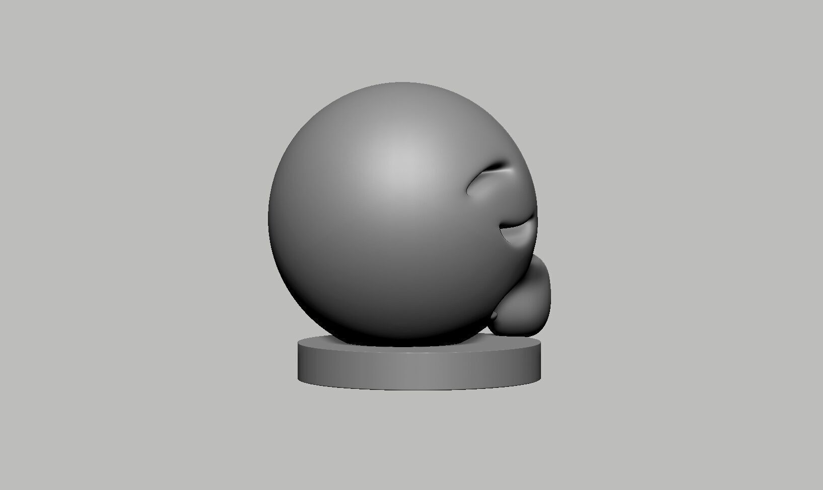 Emoji sleepy face Emoji Headphone Stand 3D print model_7