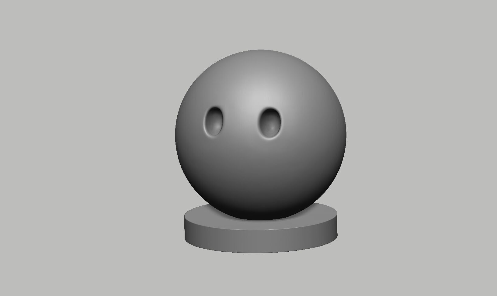 Emoji Face Without Mouth Emoji Headphone Stand 3D print model_7