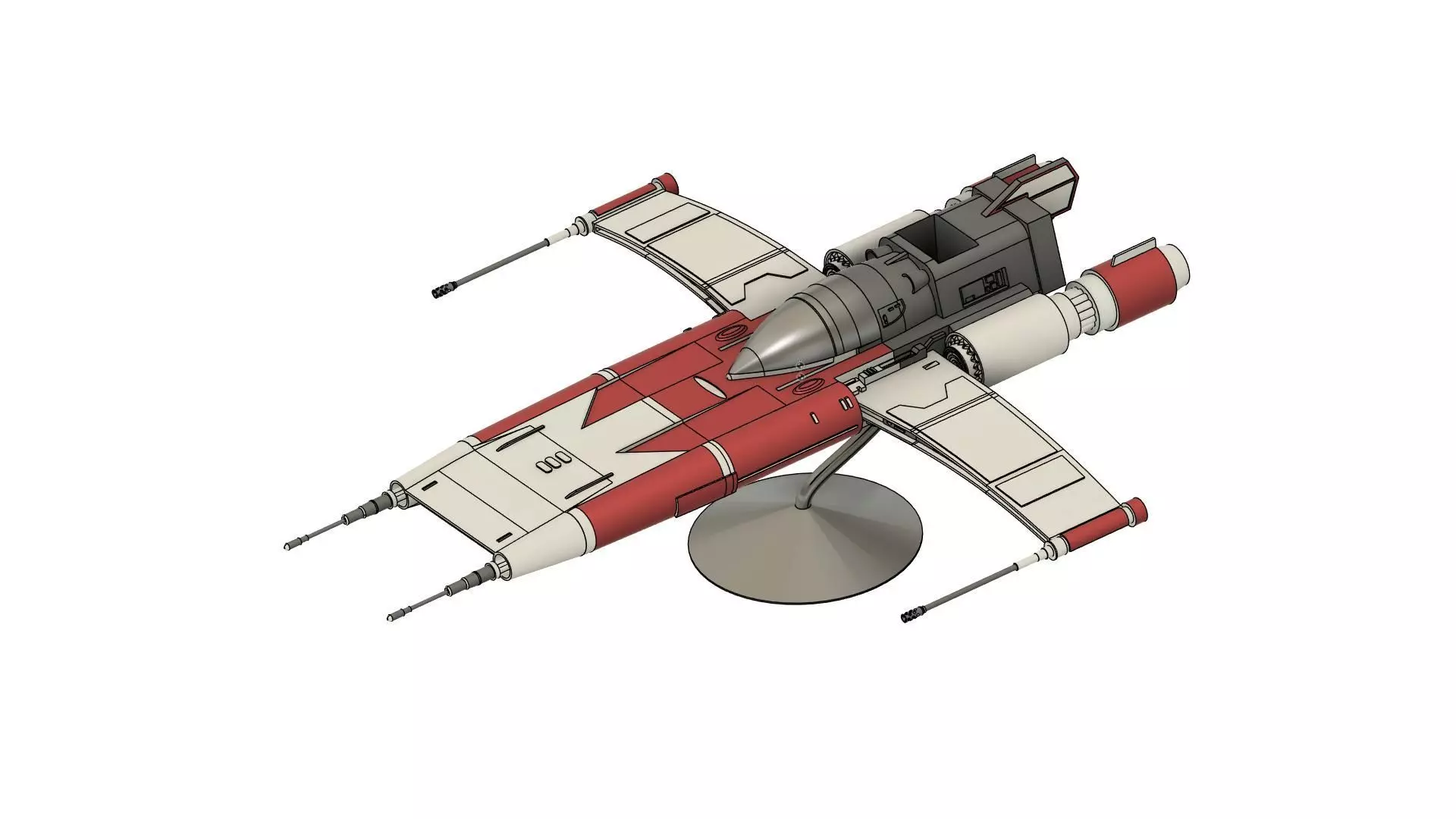 Star Wars Red ace the resistance 3D print model_0