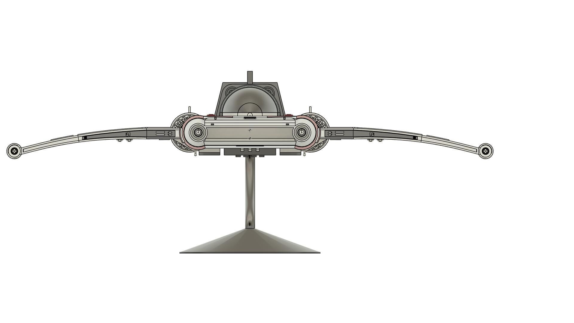 Star Wars Red ace the resistance 3D print model_2