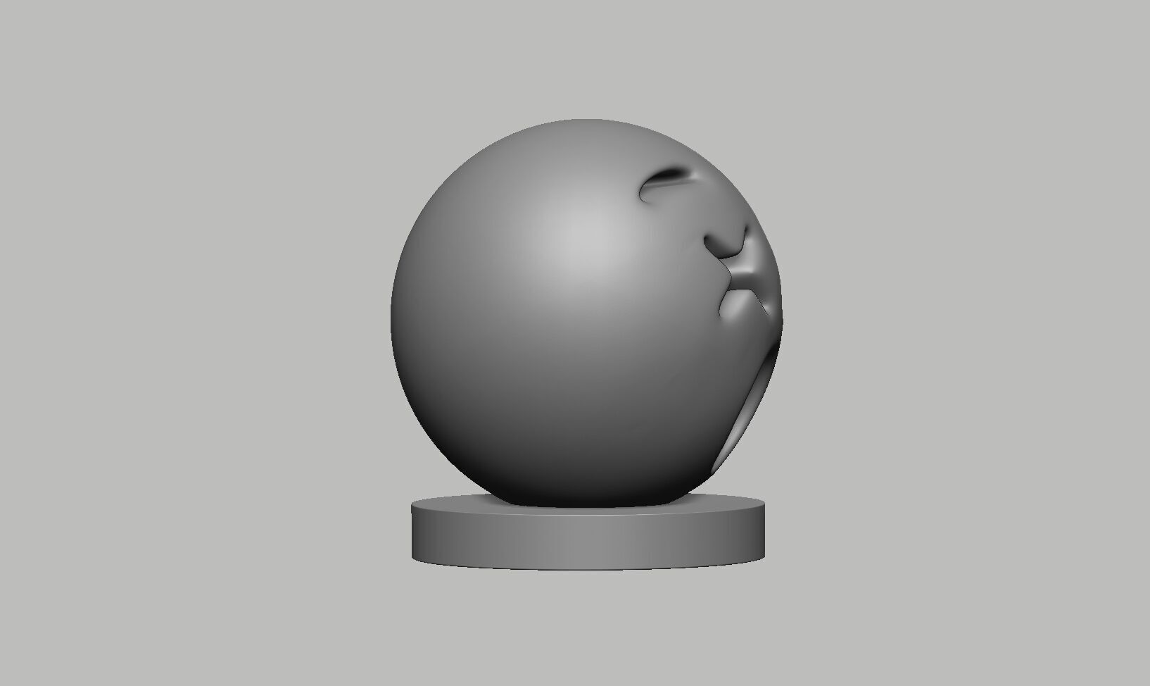 Emoji dizzy face Emoji Headphone Stand 3D print model_6