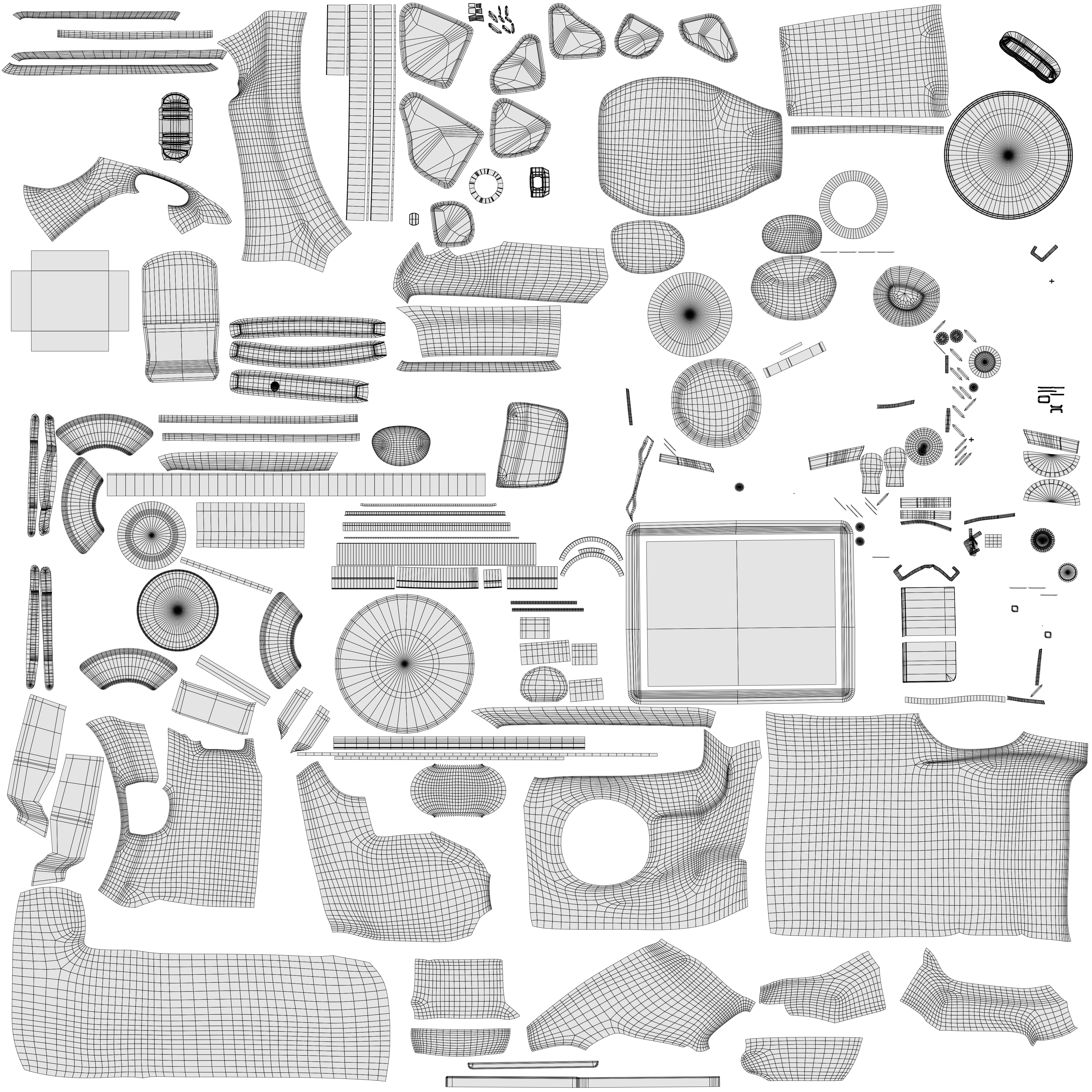 Canon EOS 1100D Kit Reflex 12 Low-poly 3D model_13