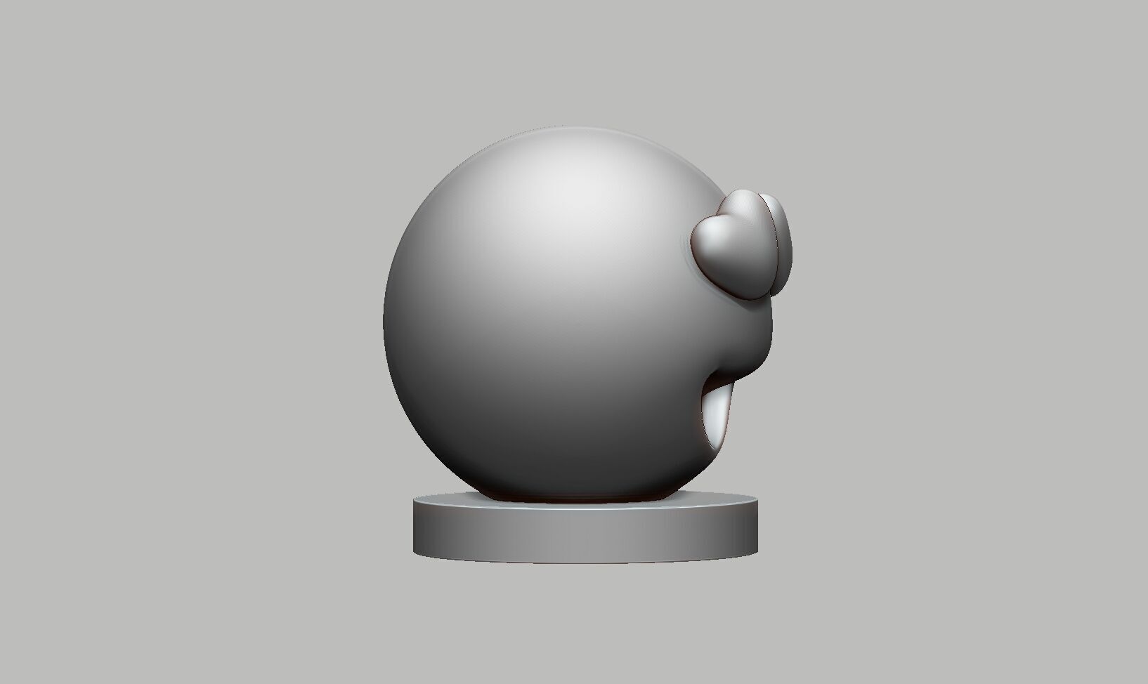 Emoji heart shaped eyes Emoji Headphone Stand 3D print model_6