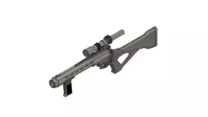 Star wars Mandalorian Deathwatch Blaster Rifle  1   1