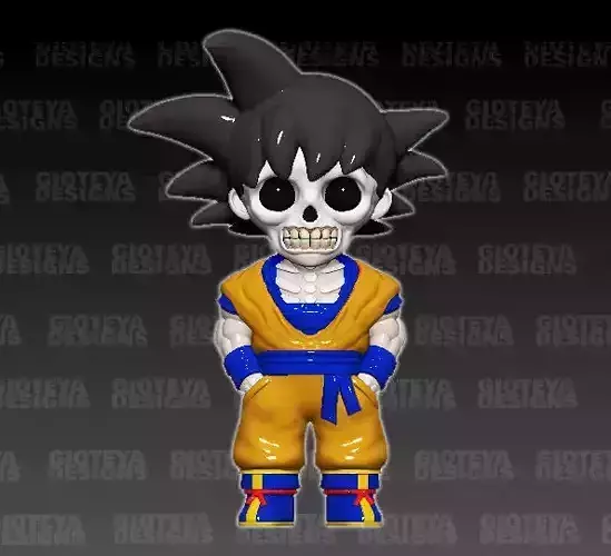 Skeleton Cosplay DBZ Goku