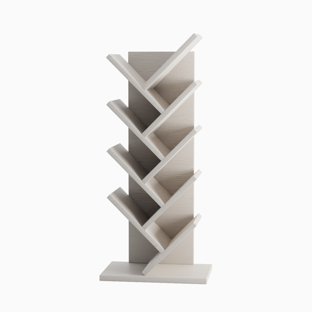 Medium Bookshelf Set Low-poly 3D model_1