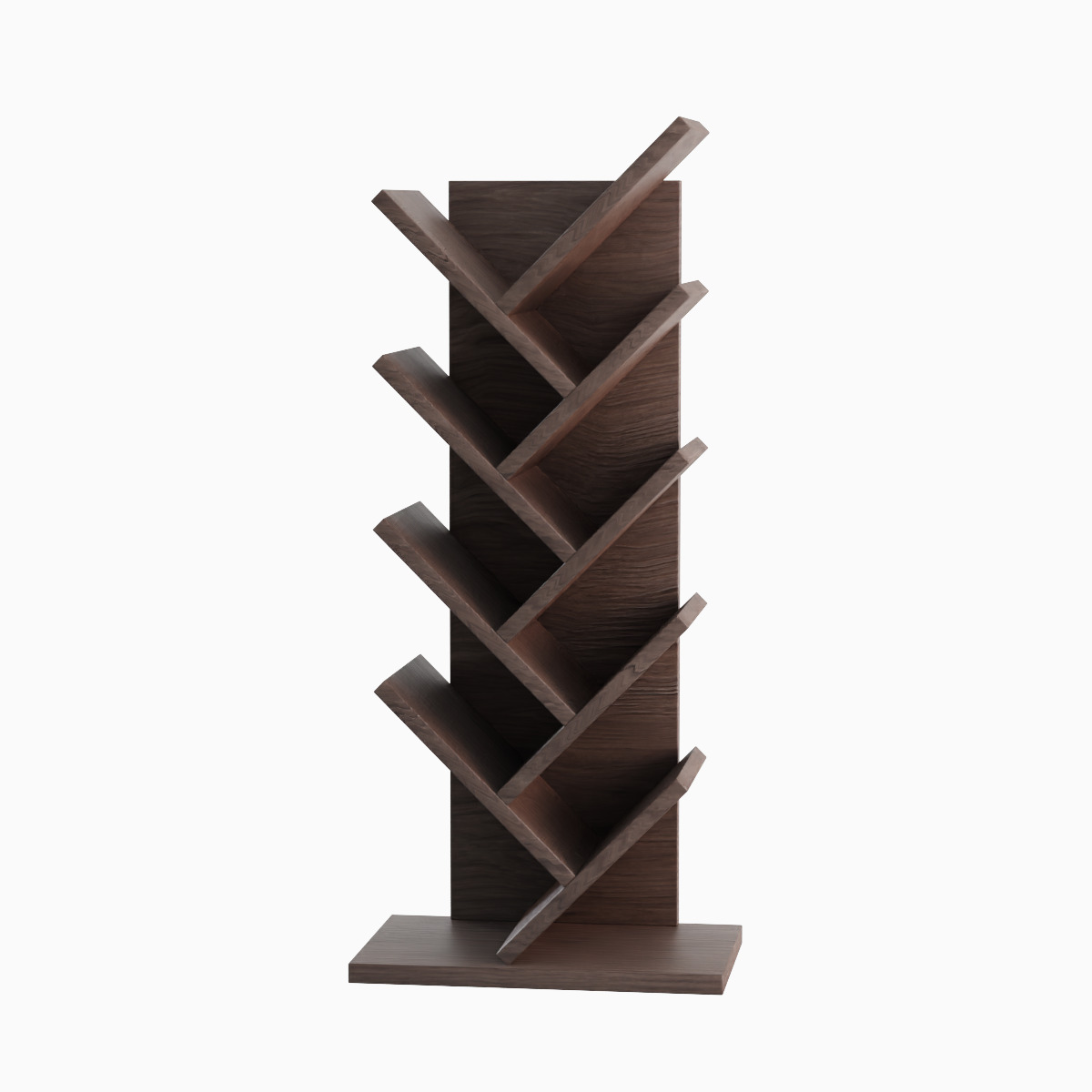 Medium Bookshelf Set Low-poly 3D model_13
