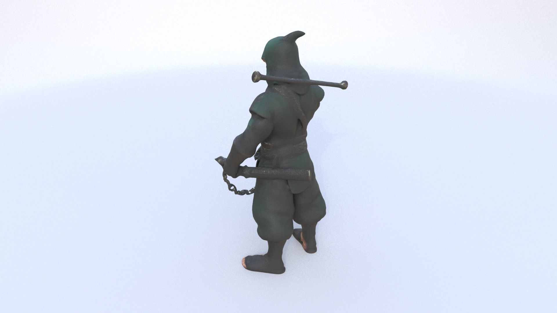 Ninja C 3D model_3