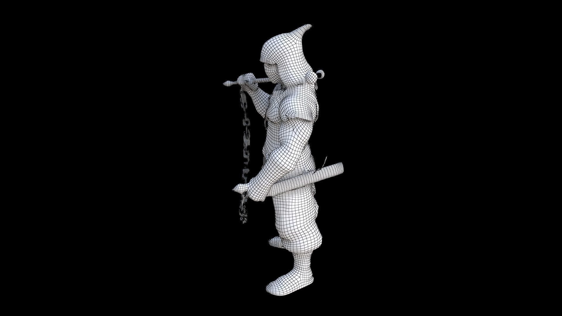 Ninja C 3D model_7