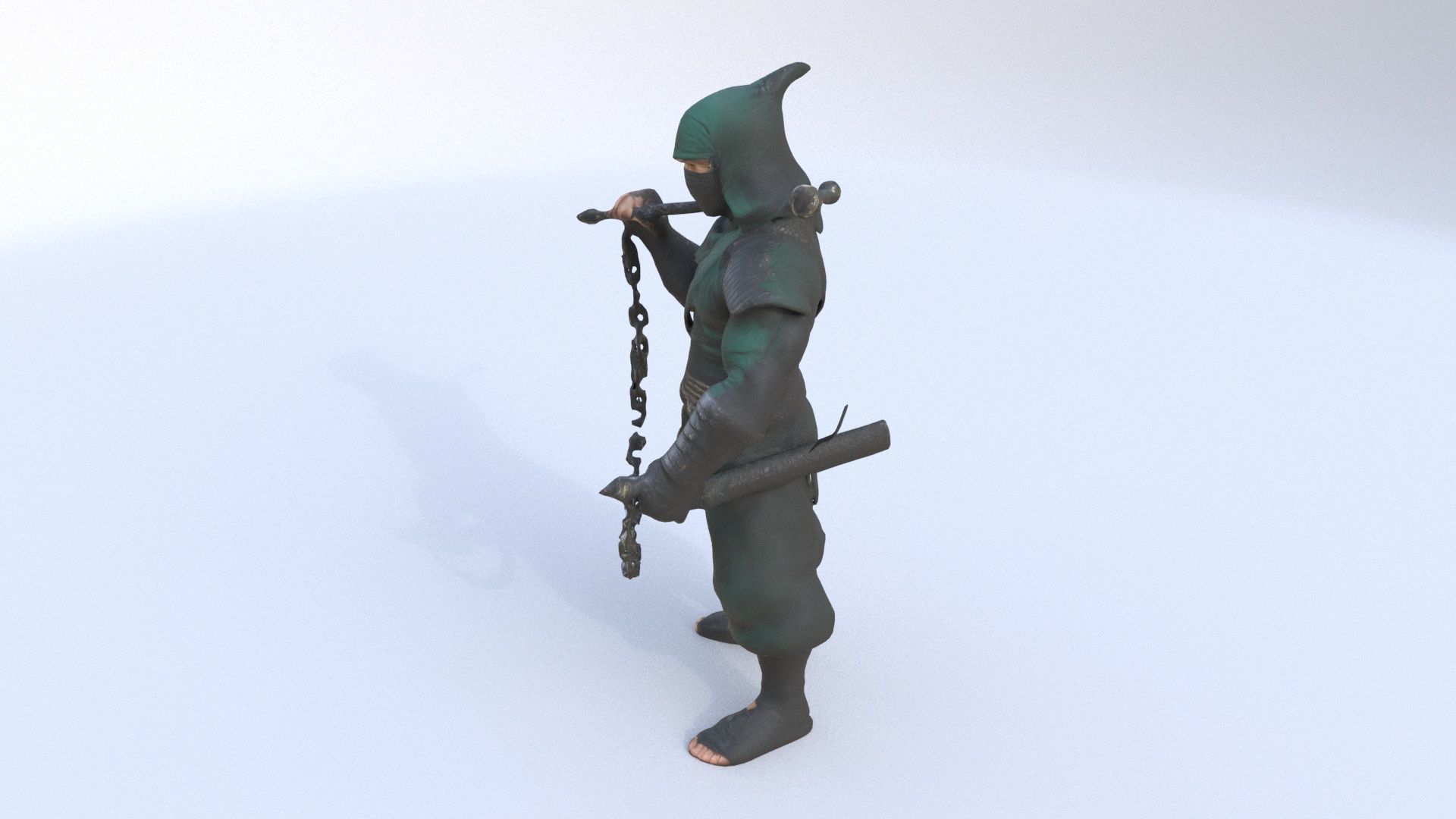 Ninja C 3D model_2