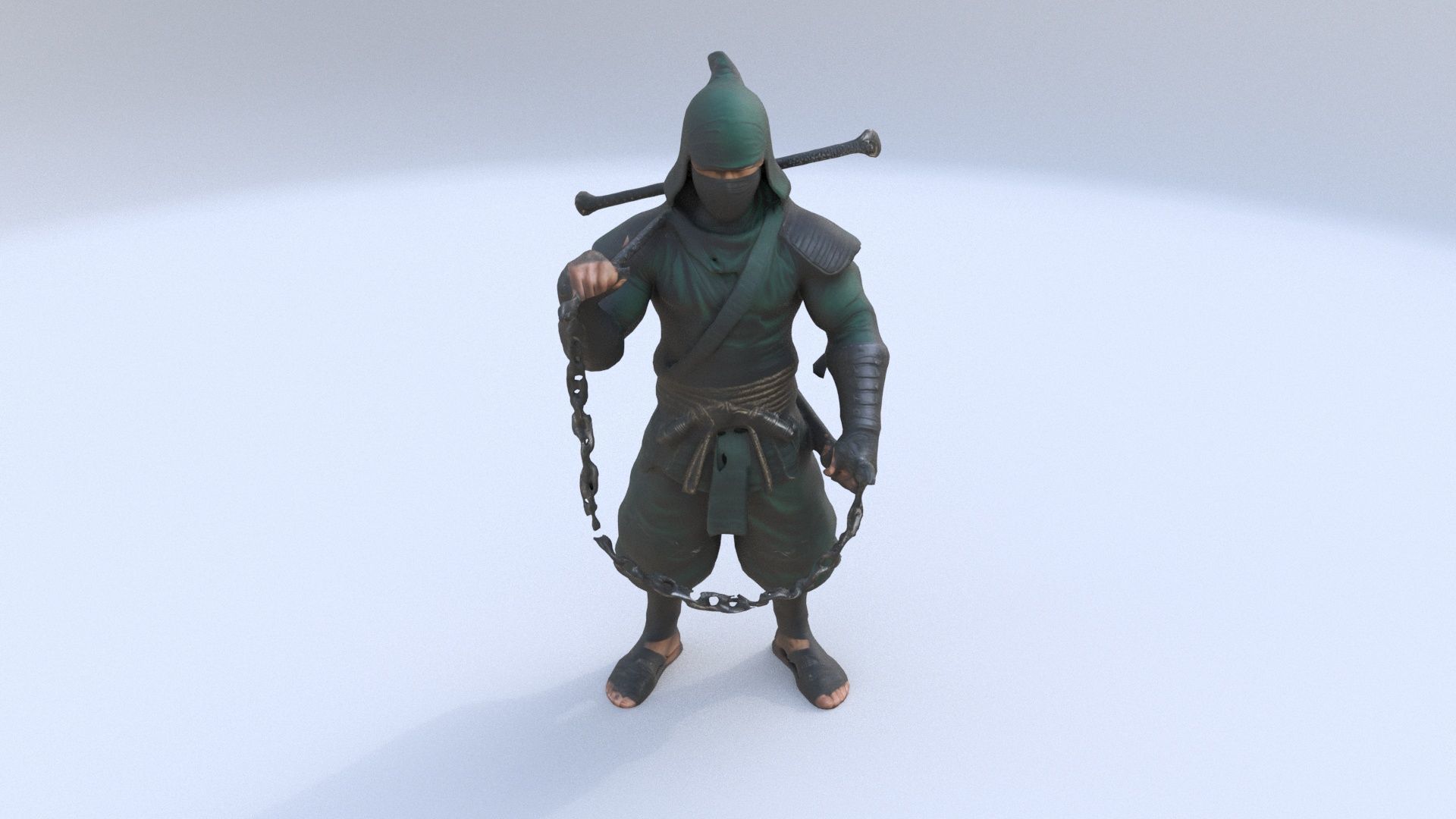 Ninja C 3D model_1