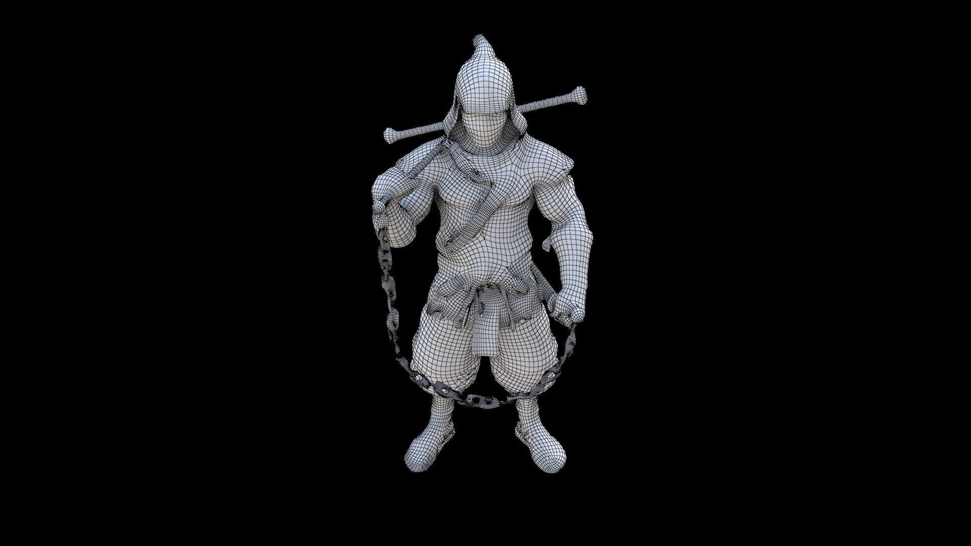 Ninja C 3D model_6
