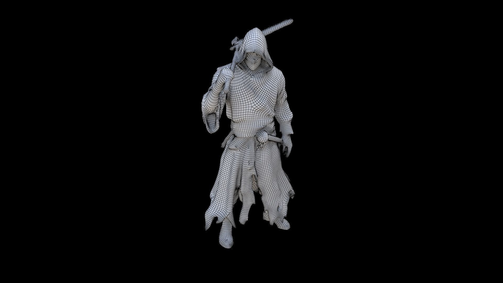 Ninja K 3D model_6