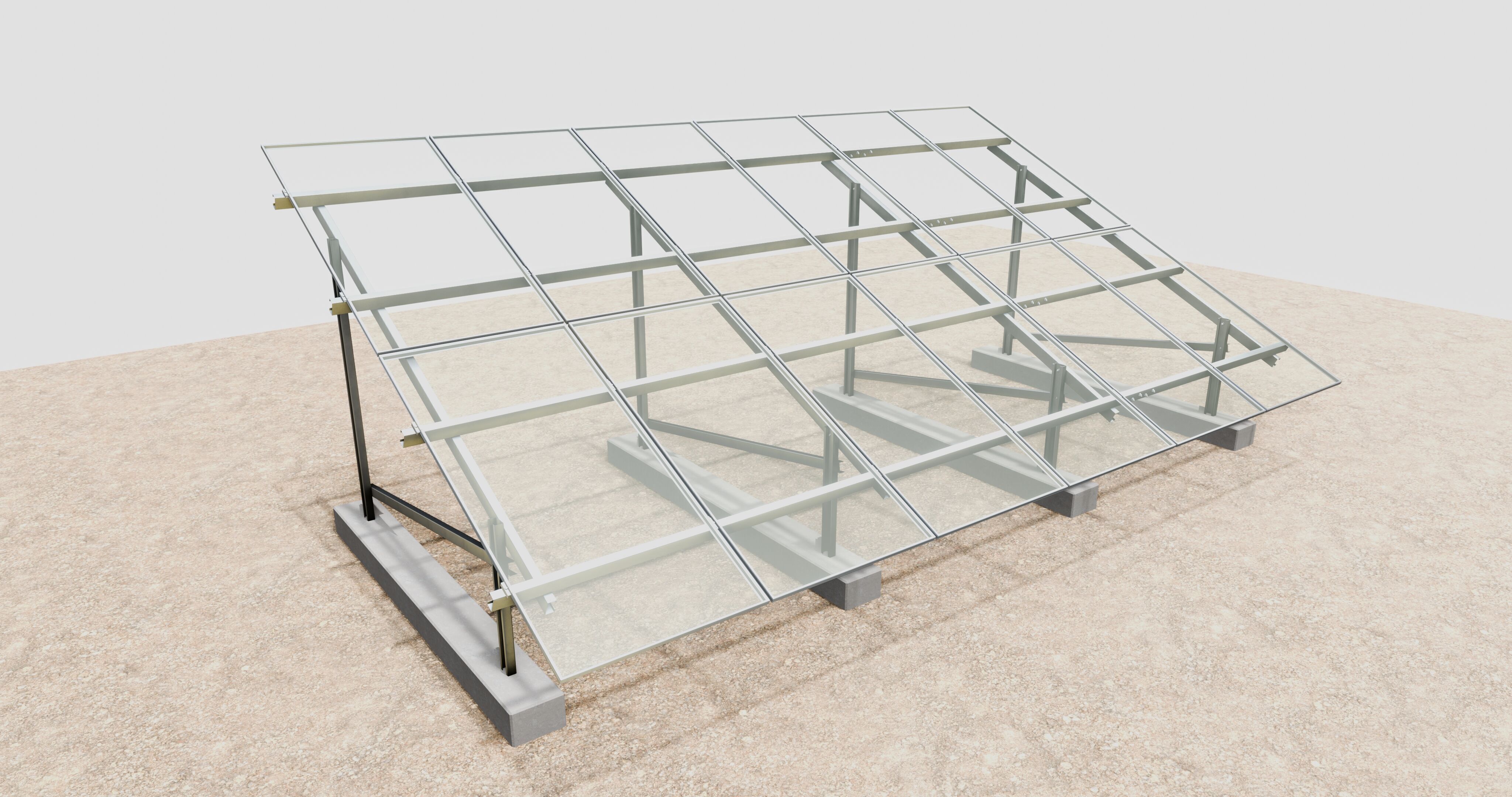 Solar Energy Irrigation Systems-No Bolt 3D model_28