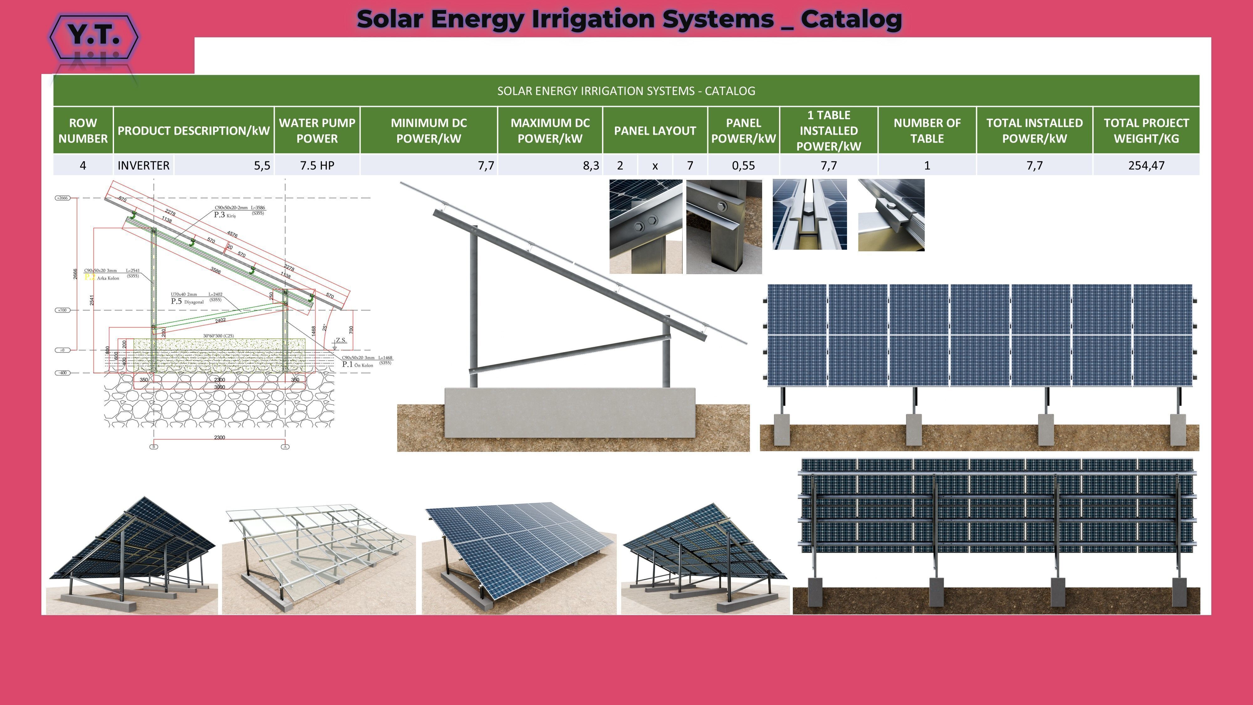 Solar Energy Irrigation Systems-No Bolt 3D model_77