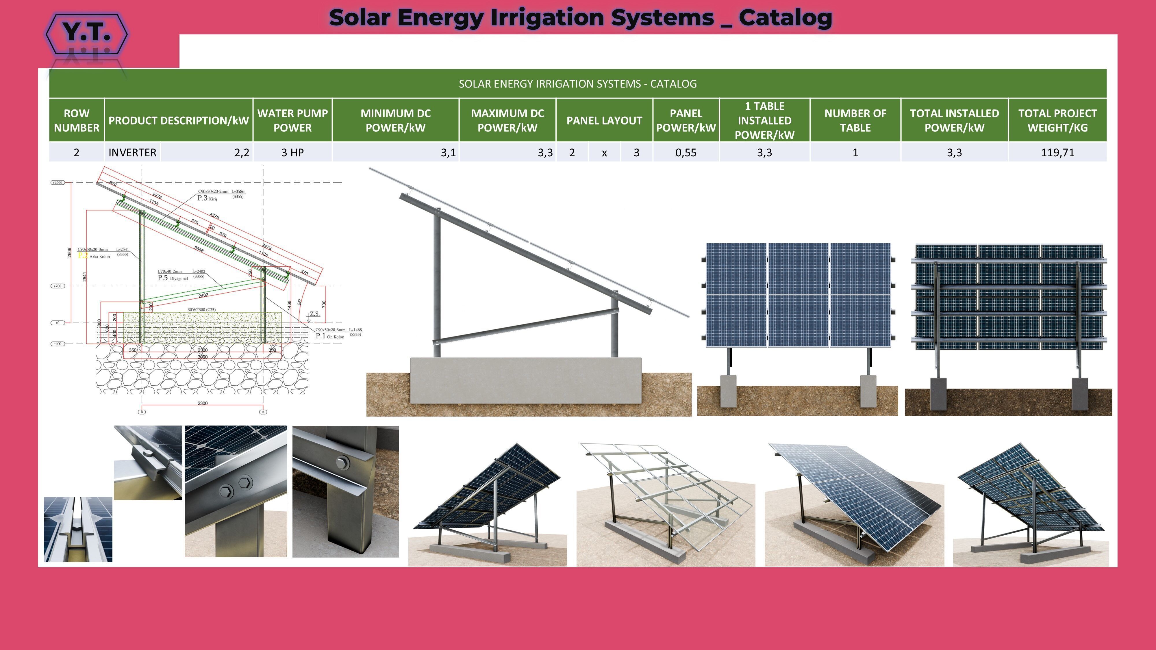 Solar Energy Irrigation Systems-No Bolt 3D model_69