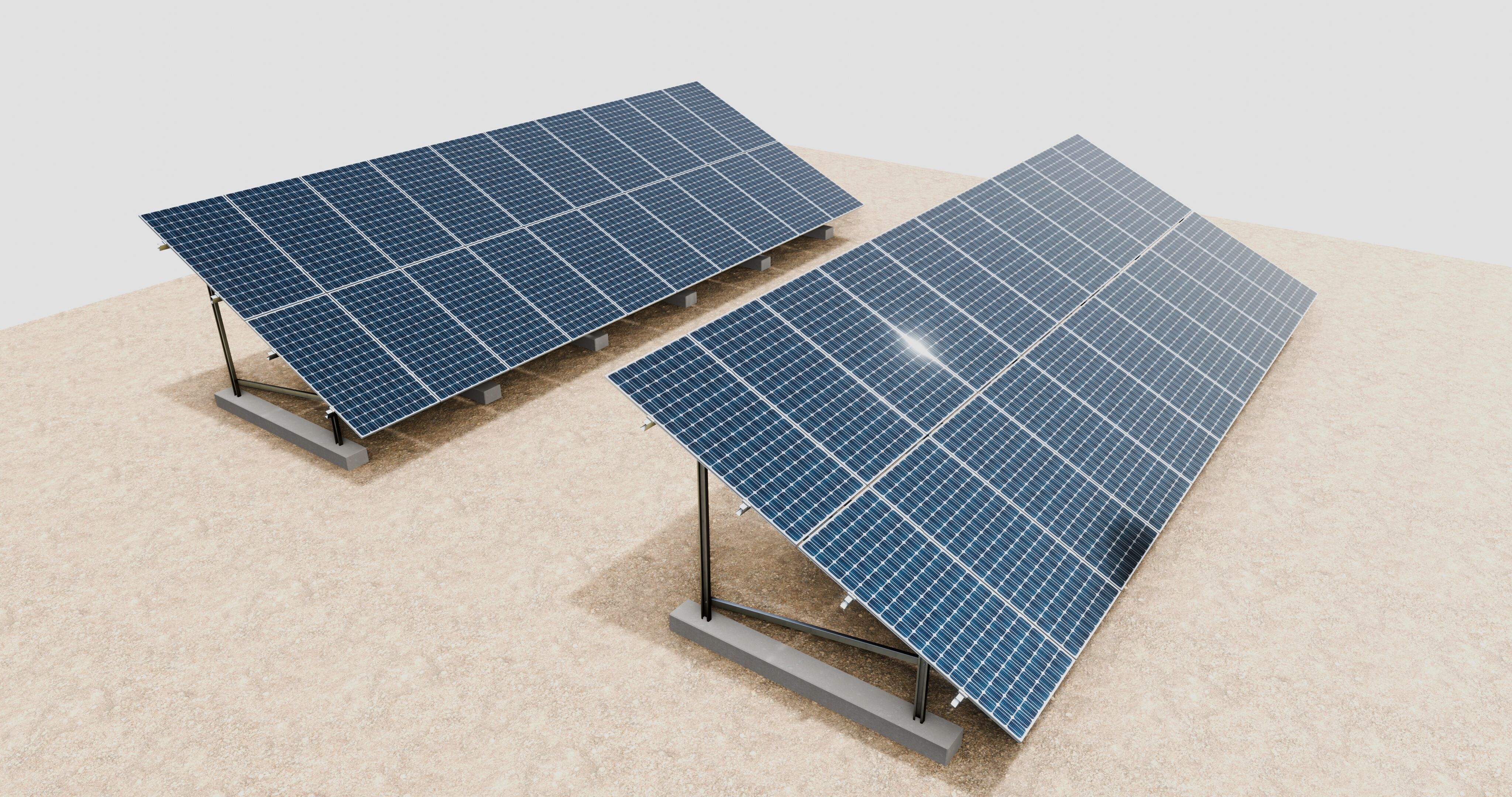 Solar Energy Irrigation Systems-No Bolt 3D model_57