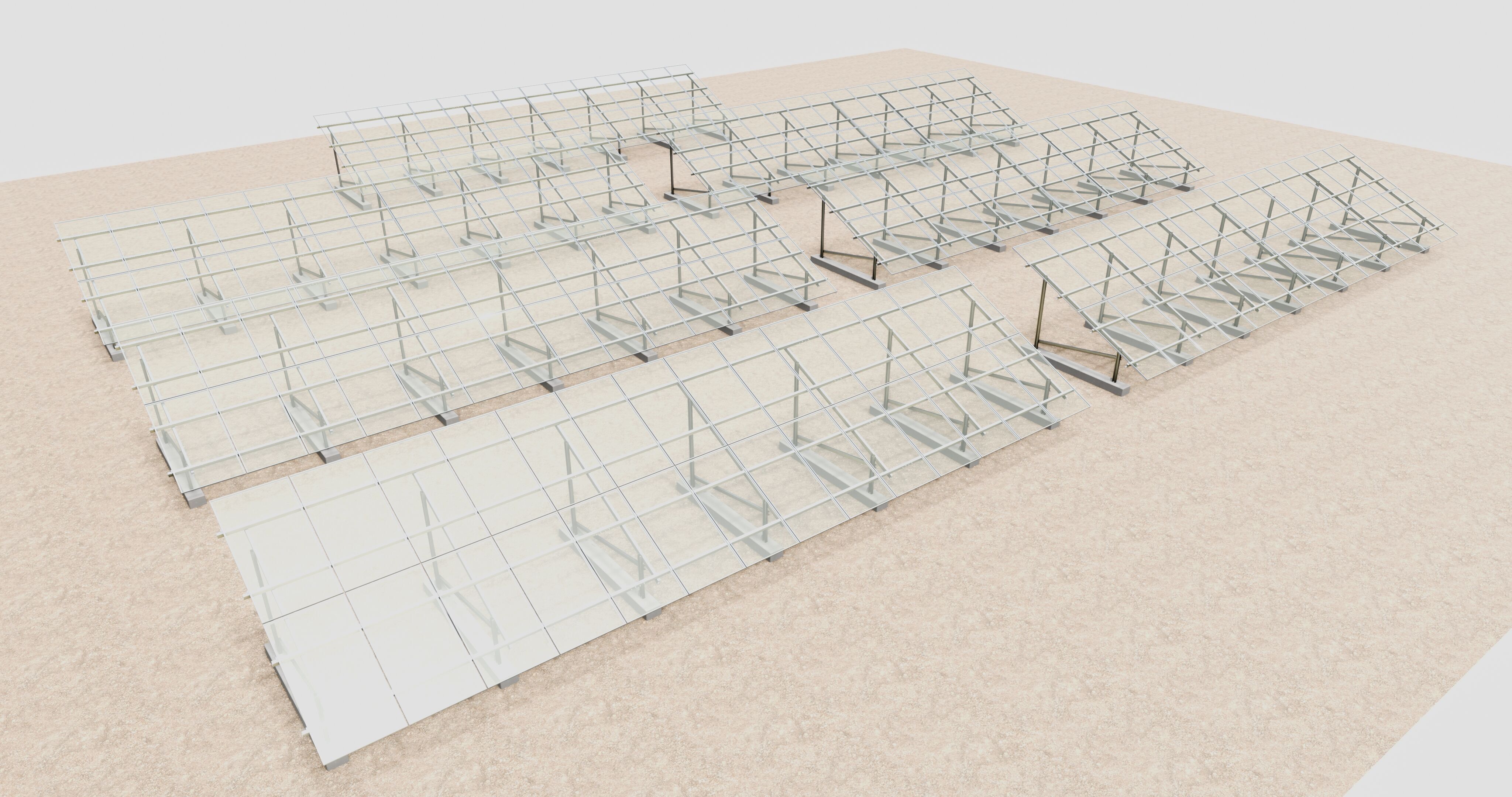 Solar Energy Irrigation Systems-No Bolt 3D model_54