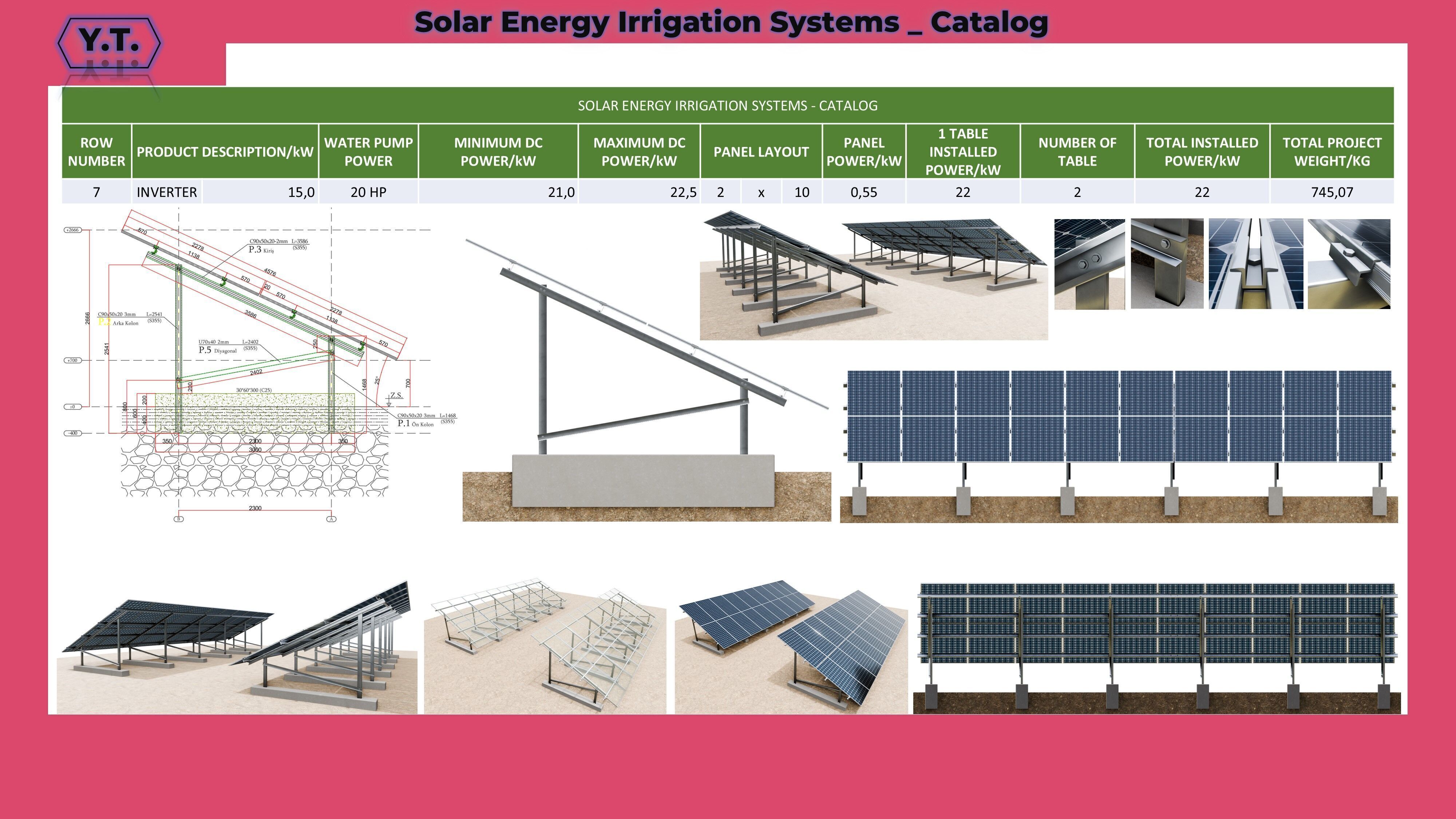 Solar Energy Irrigation Systems-No Bolt 3D model_76