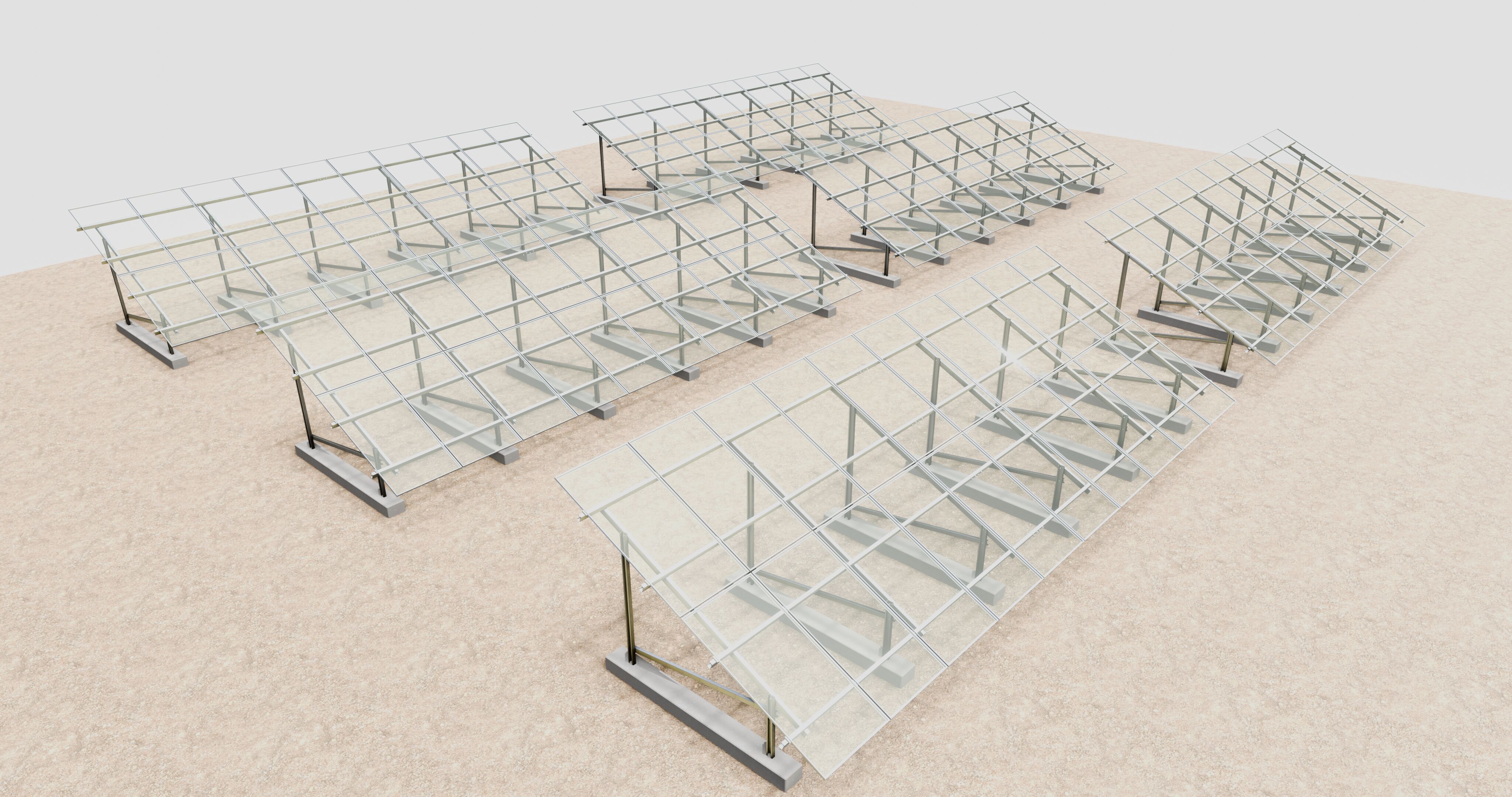 Solar Energy Irrigation Systems-No Bolt 3D model_47