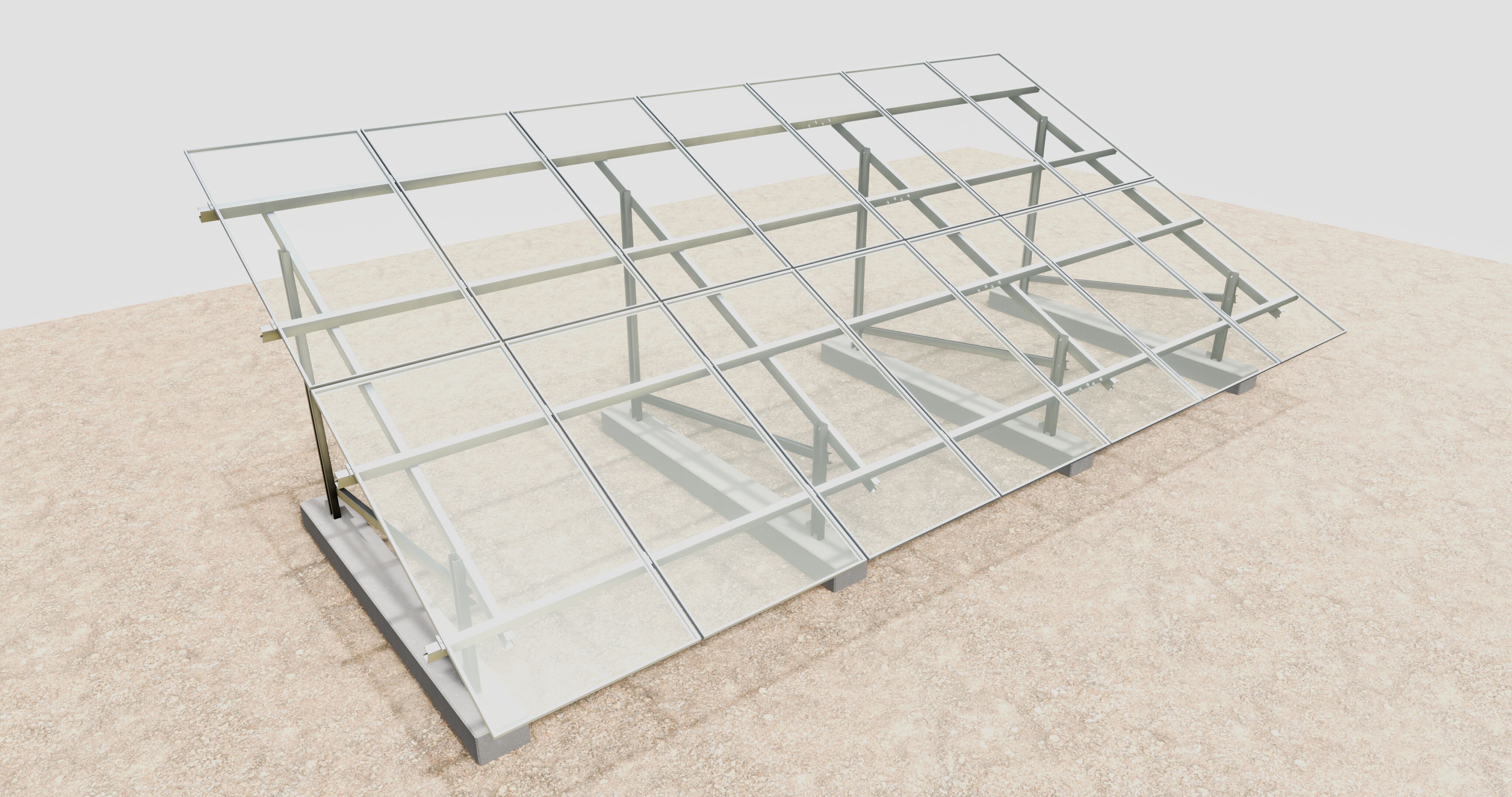 Solar Energy Irrigation Systems-No Bolt 3D model_33